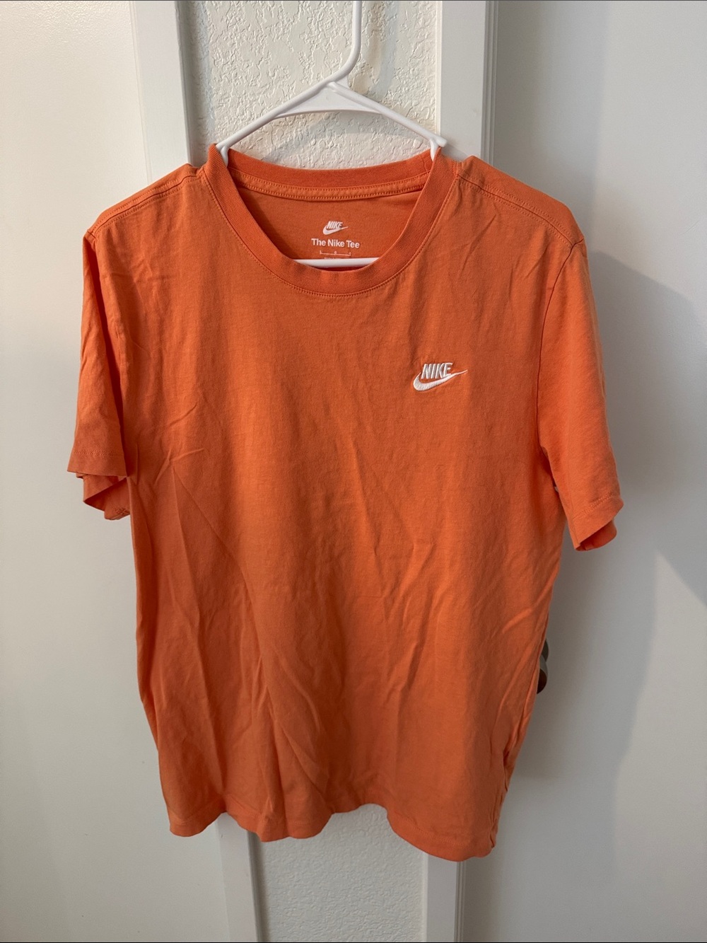 Nike Orange Short Sleeve Swoosh Tee